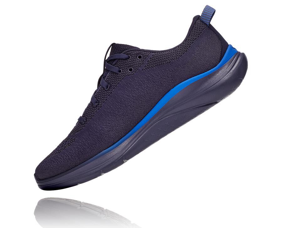 Hoka One One Hupana Flow Löparskor Herr - Marinblå - FOENL-8475